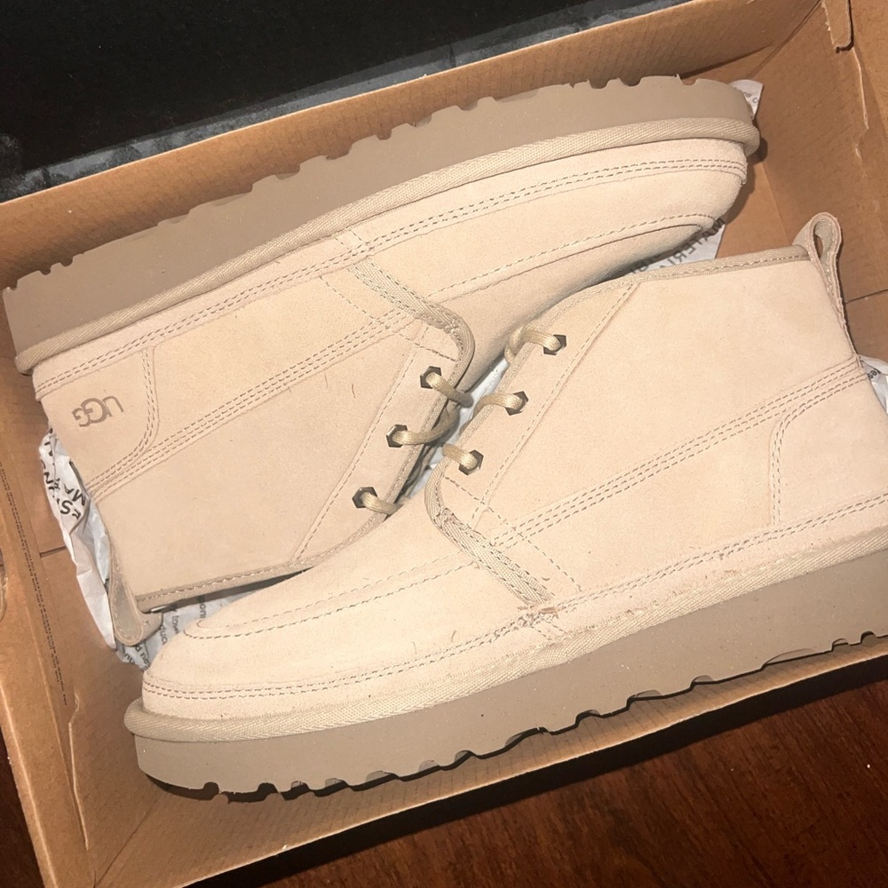 UGG Beige Ankle Boots